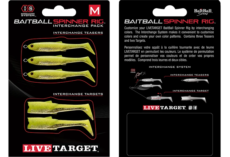 LIVETARGET BaitBall SR Interchange Pack Umbrella Rig Parts 5 LIVETARGET BaitBall SR Interchange Pack Umbrella Rig Parts