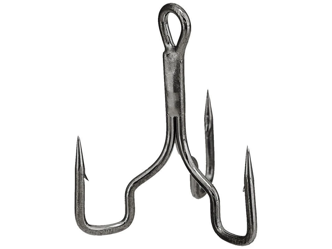 Trapper Tackle X-Heavy Round Bend Treble Hook 1 Trapper Tackle X-Heavy Round Bend Treble Hook