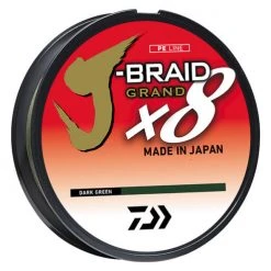 Daiwa J-Braid Grand X8 Dark Green Braided Line