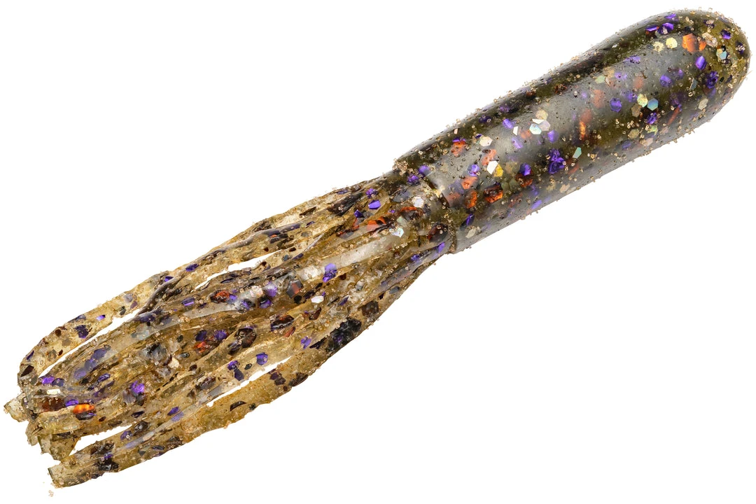 Strike King Coffee Fat Tube 2 3/4 Inch Soft Plastic Tube 9 Pack Baits 7 Strike King Coffee Fat Tube 2 3/4 Inch Soft Plastic Tube 9 Pack Baits