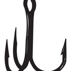 Gamakatsu Round Bend 2X Strong Treble Hook