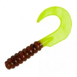 Baits YUM Soft Plastic Walleye Curltail Grub 43 Baits YUM Soft Plastic Walleye Curltail Grub