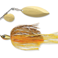 Baits Terminator Stainless Pulse Skirt Spinnerbait Colorado Willow 1/4 Oz.