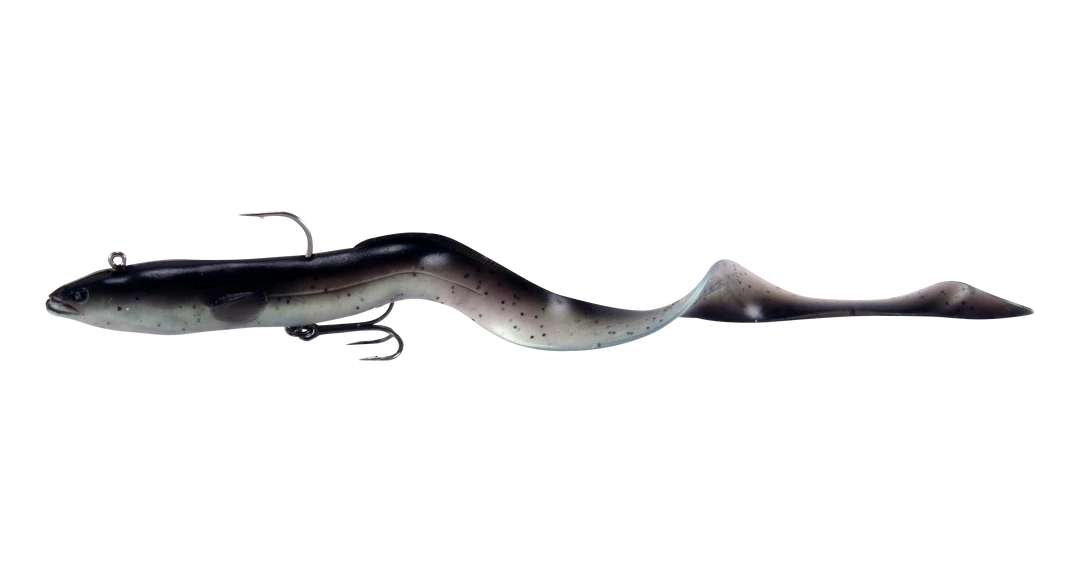 Savage Gear Real Eel Pre-Rigged Soft Plastic Eel 1 Savage Gear Real Eel Pre-Rigged Soft Plastic Eel