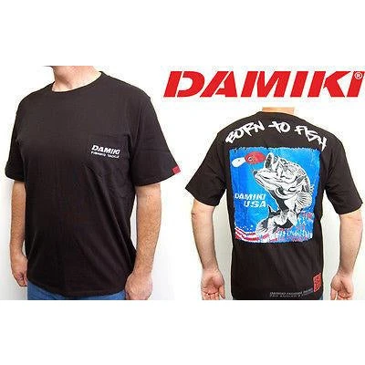 Damiki Born2Fish T-Shirt Apparel 1 Damiki Born2Fish T-Shirt Apparel