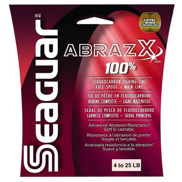 Seaguar Abrazx Fluorocarbon Fishing Line 200 Yards 1 Seaguar Abrazx Fluorocarbon Fishing Line 200 Yards