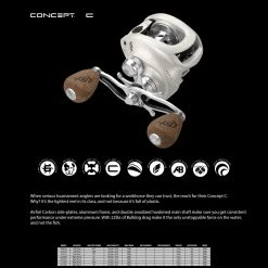 13 Fishing Concept C Ultra-Light Baitcasting Reels