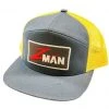 Apparel Z Man 7 Panel Flat Bill Patch Logo Hat