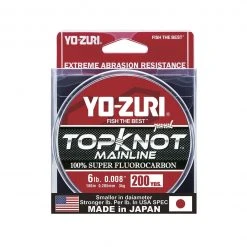 Yo-Zuri Topknot Mainline Natural Clear 200 Yards Fluorocarbon Fishing Line