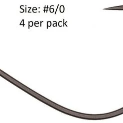 Tackle Hayabusa Bulky Stage 2X-Extra Wide Gap Offset Hook