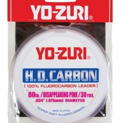 Yo-Zuri Hd Carbon Disappearing Pink 30 Yards Fluorocarbon Leader 33 Yo-Zuri Hd Carbon Disappearing Pink 30 Yards Fluorocarbon Leader