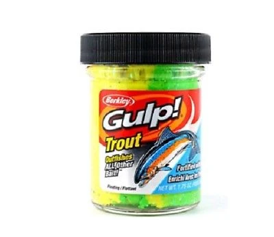 Berkley Gulp! Trout Dough Original Scent 1.75 Oz Jar 3 Berkley Gulp! Trout Dough Original Scent 1.75 Oz Jar