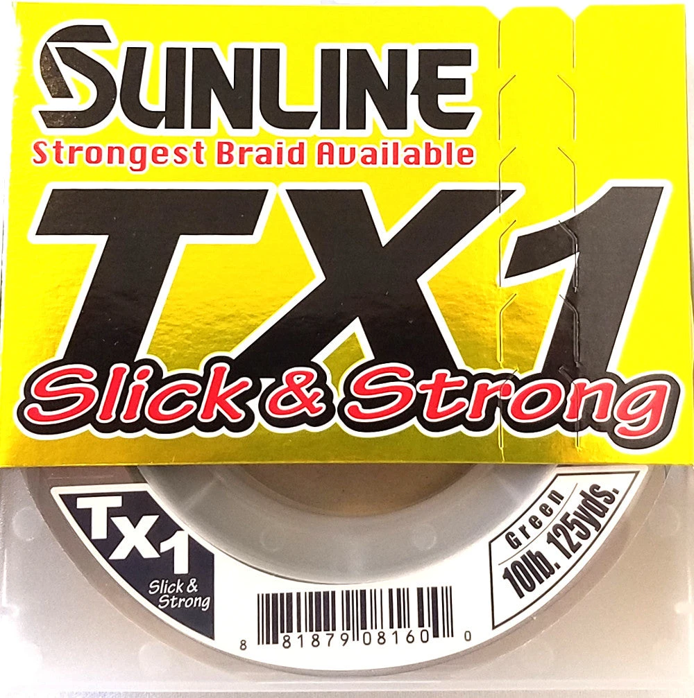 Sunline Tx1 Braided Line Green 125 Yards 1 Sunline Tx1 Braided Line Green 125 Yards