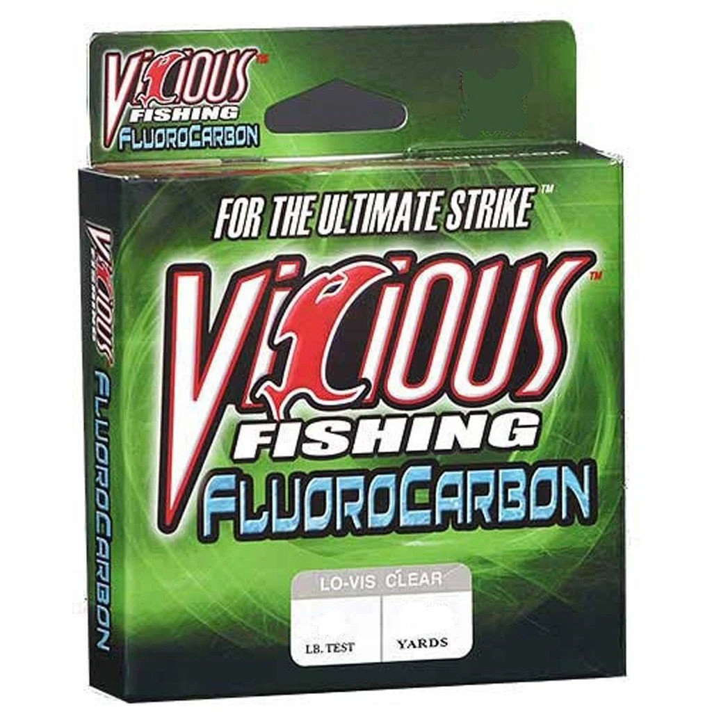 Vicious Fishing Vicious Fluorocarbon Fishing Line 200-250 Yards 1 Vicious Fishing Vicious Fluorocarbon Fishing Line 200-250 Yards